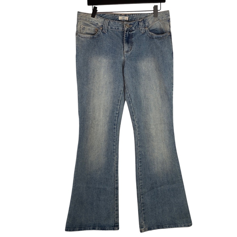 So Wear it Declare It Light Wash Low Rise Flare Jeans Size 13